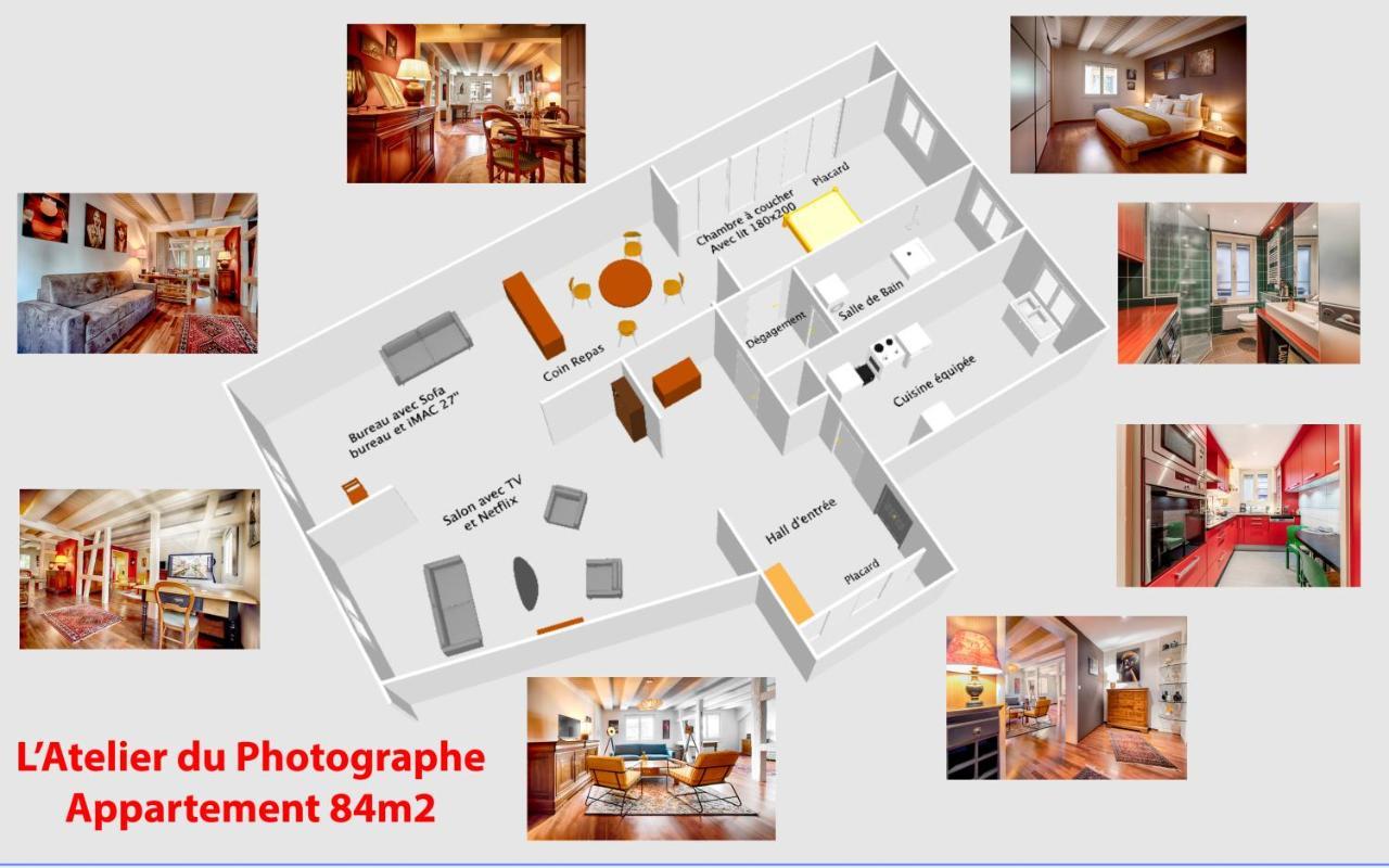 科尔马L'Atelier Du Photographe - Free Parking - Hypercentre公寓 外观 照片